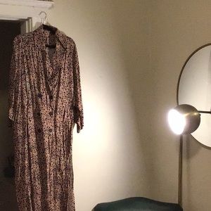 Free people oversized cheetah dress